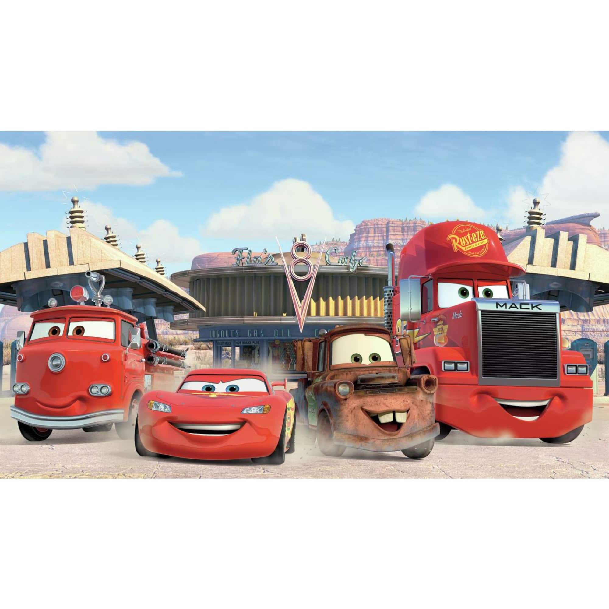 RoomMates Cars Friends To The Finish XL Prepasted Mural